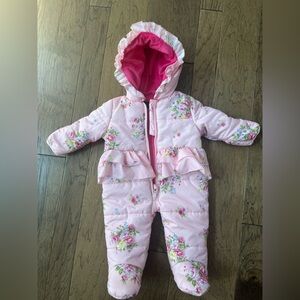 Steve Madden Pink Floral Kids Jacket